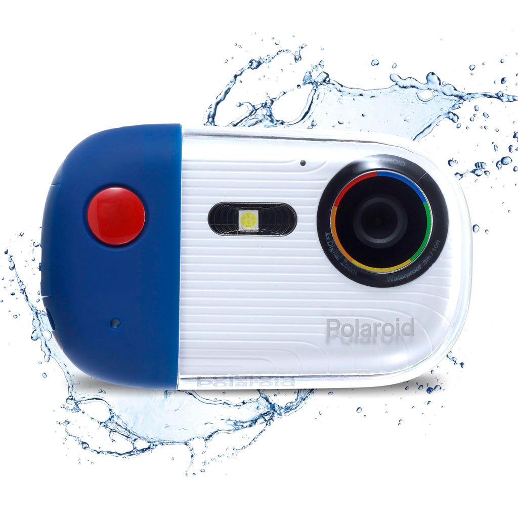 Polaroid Underwater Camera 18mp 4K UHD Polaroid Waterproof Camera for Snorkeling and Diving with LCD Display USB Rechargeable Digital Polaroid Camera for Videos and Photos