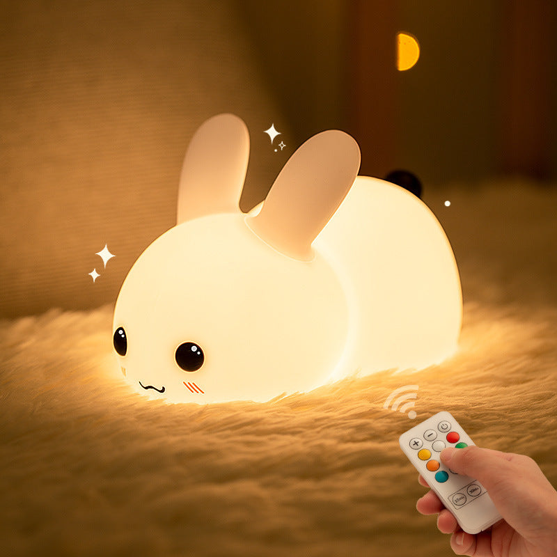 New USB Rechargeable Color-Changing Rabbit Night Light