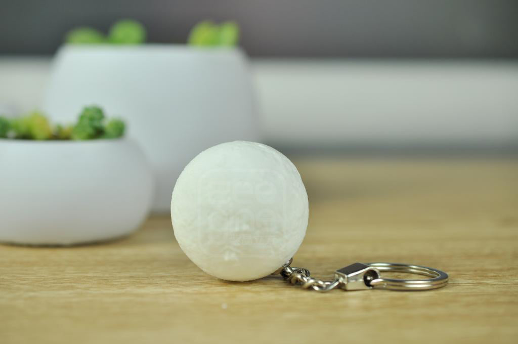 Moon Lamp Keychain with Glow Feature