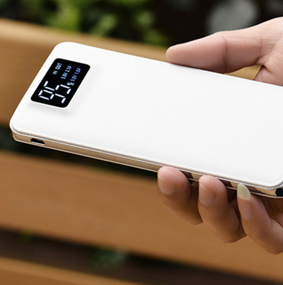 Ultra-Slim Digital Display Power Bank for Mobile Phones