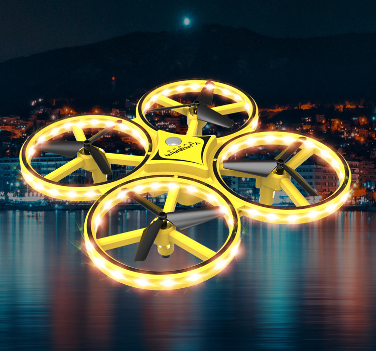 UFO Gesture Control Flying Drone with Lights for Kids