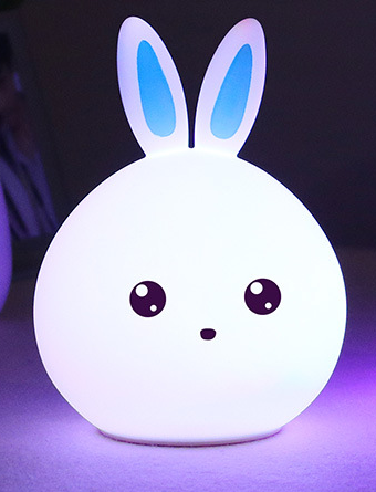 Silicone Rabbit USB Rechargeable Ambient Night Light