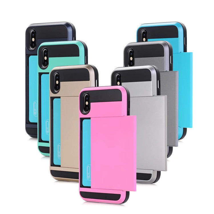 Sliding Card Phone Case - Protective Cover for Phones
