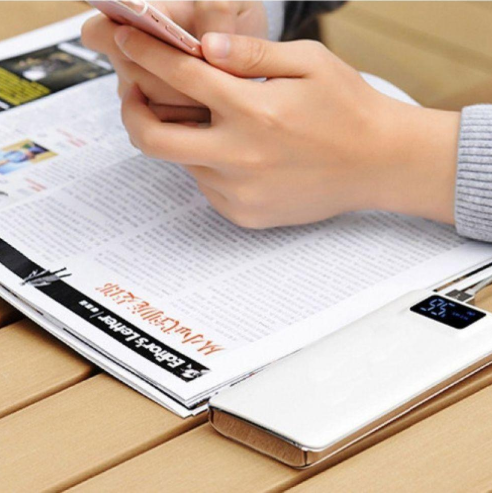 Ultra-Slim Digital Display Power Bank for Mobile Phones