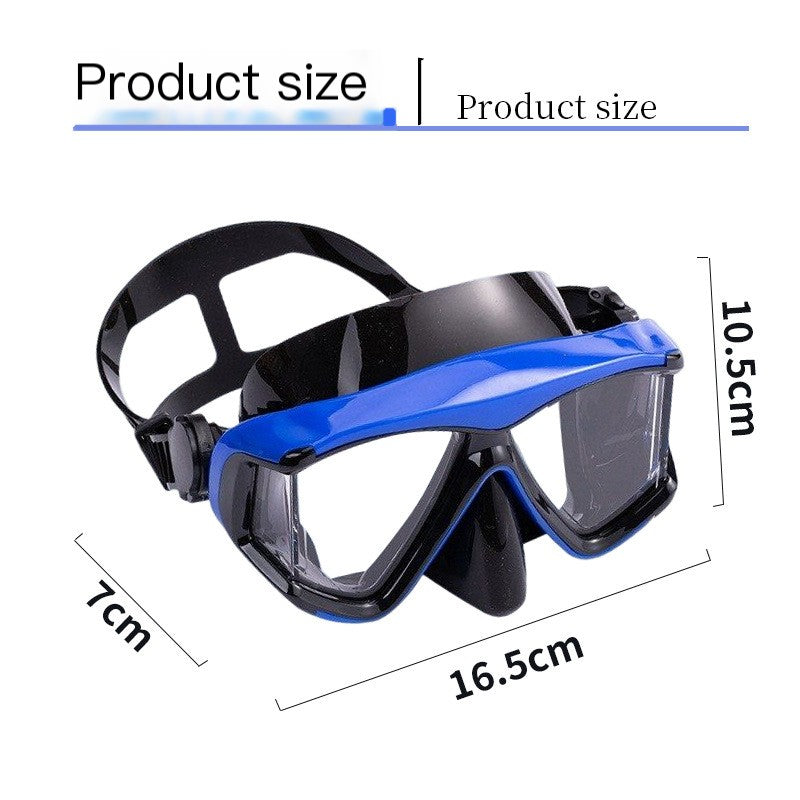 Adult Snorkeling Set with Dry Snorkel and Fins