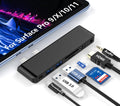 Surface Pro 11 Docking Station: Surface Pro 11 Copilot+PC/Pro 10/Pro 9 USB Hub Adapter with Thunderbolt 4 (Display+Data+100W PD) 4K HDMI USB 3.0 SD/TF Reader 3.5mm Audio Surface Pro 11 Accessories