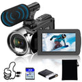 Weochi Video Camera Camcorder HD 4K 48MP Digital Cameras Recorder for YouTube TikTok 3 Inch 270 Degree Rotation Screen 18X Zoom Vlogging Camcorders for KidsTeensStudentsBeginnersElders