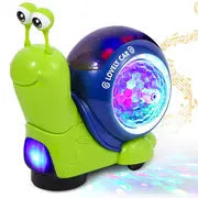 Crawling Snail Baby Toy with Lights and Music