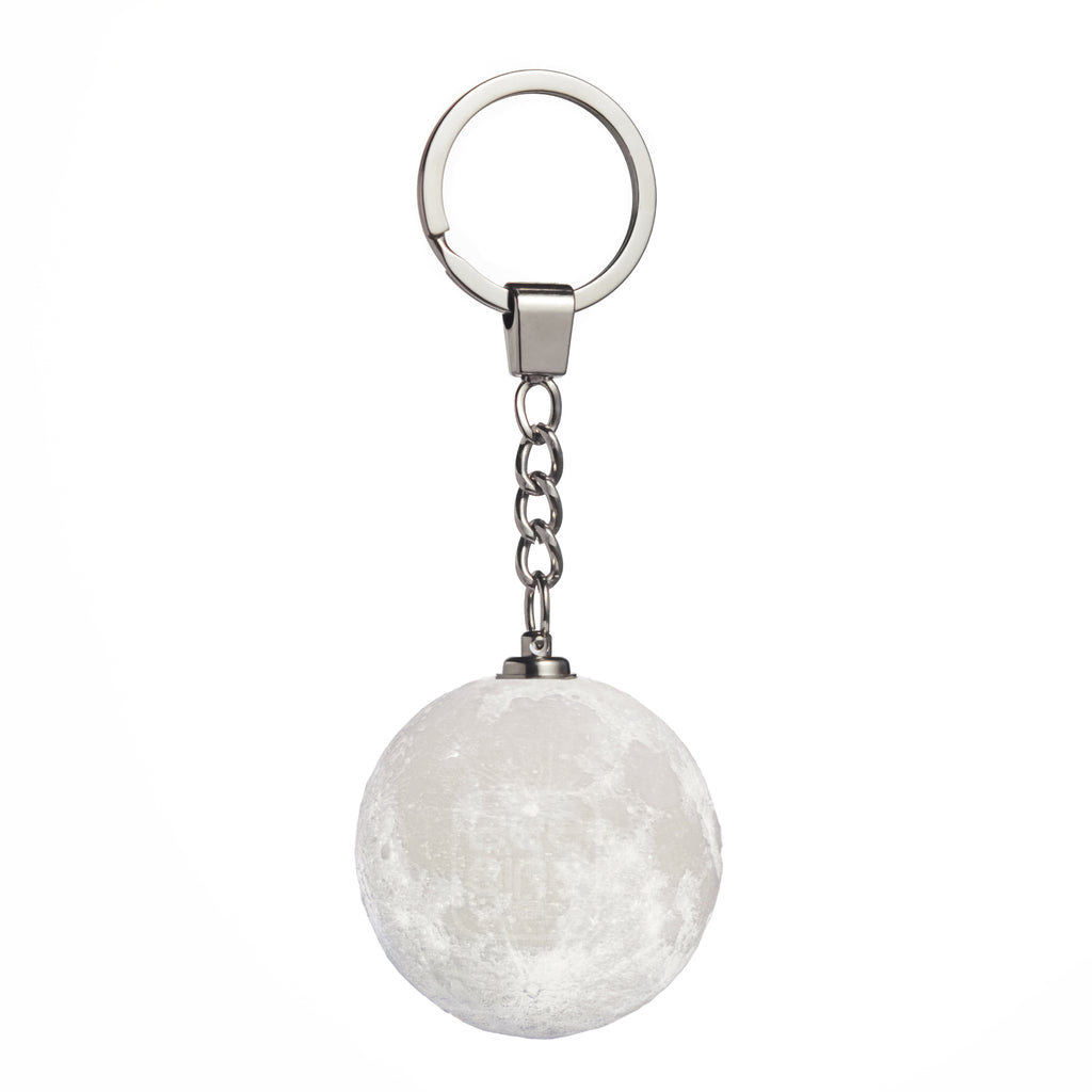 Moon Lamp Keychain with Glow Feature