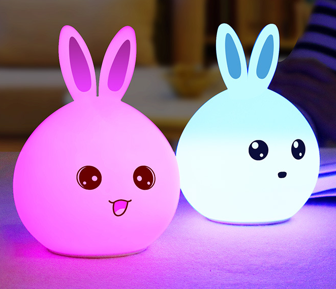 Silicone Rabbit USB Rechargeable Ambient Night Light