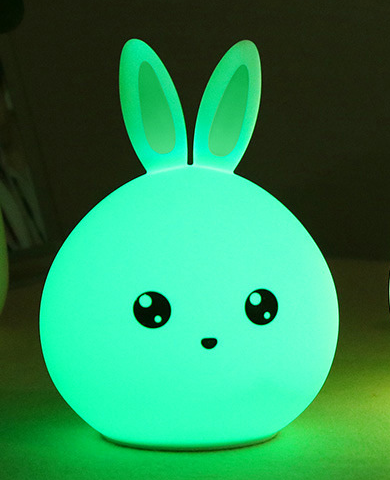 Silicone Rabbit USB Rechargeable Ambient Night Light