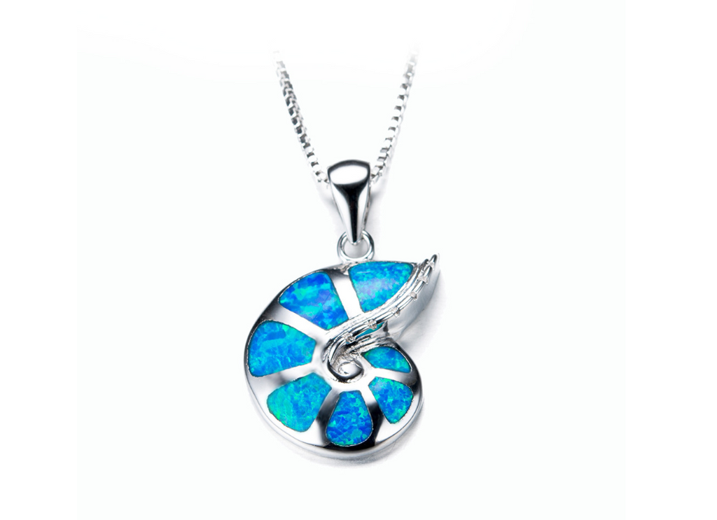 Opal and Shell Choker Necklace