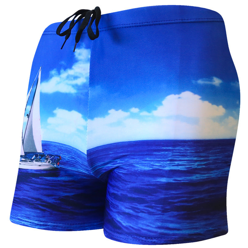Quick-Drying Loose Fit Men's Swimming Trunks