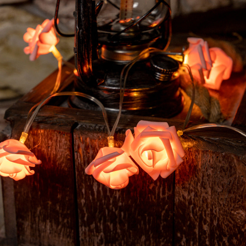 LED Simulation Rose String Lights for Valentine's Day