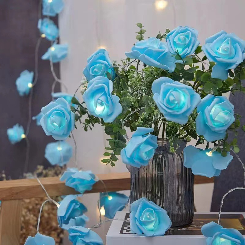 LED Simulation Rose String Lights for Valentine's Day