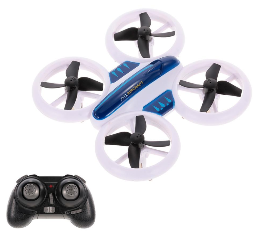Quadcopter with Colorful LED Lights and Disc Design
