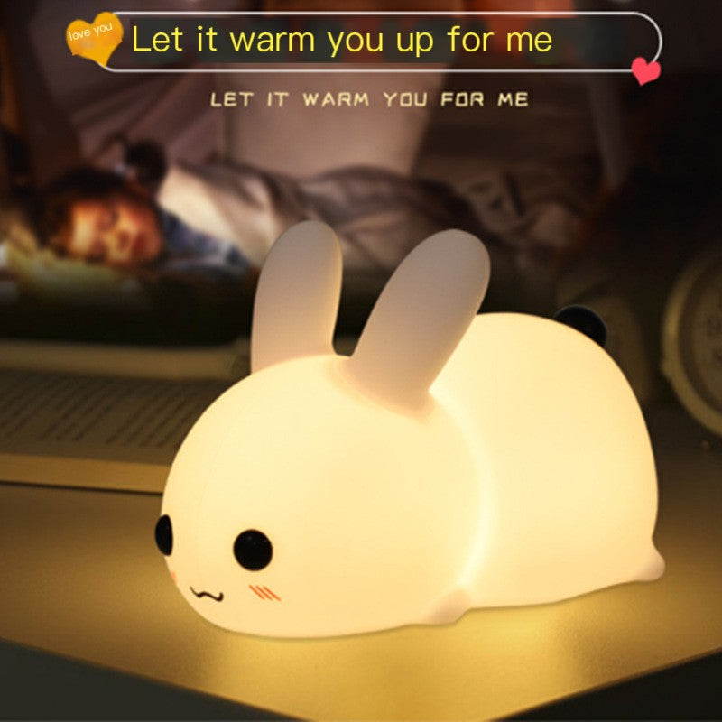 New USB Rechargeable Color-Changing Rabbit Night Light