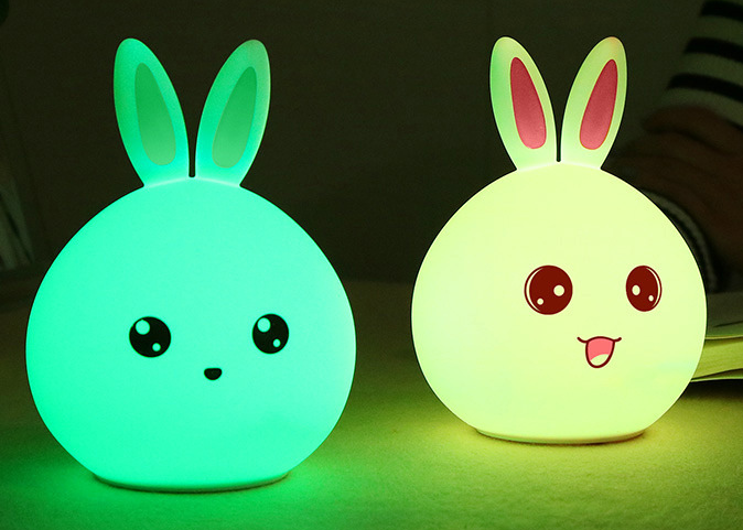 Silicone Rabbit USB Rechargeable Ambient Night Light