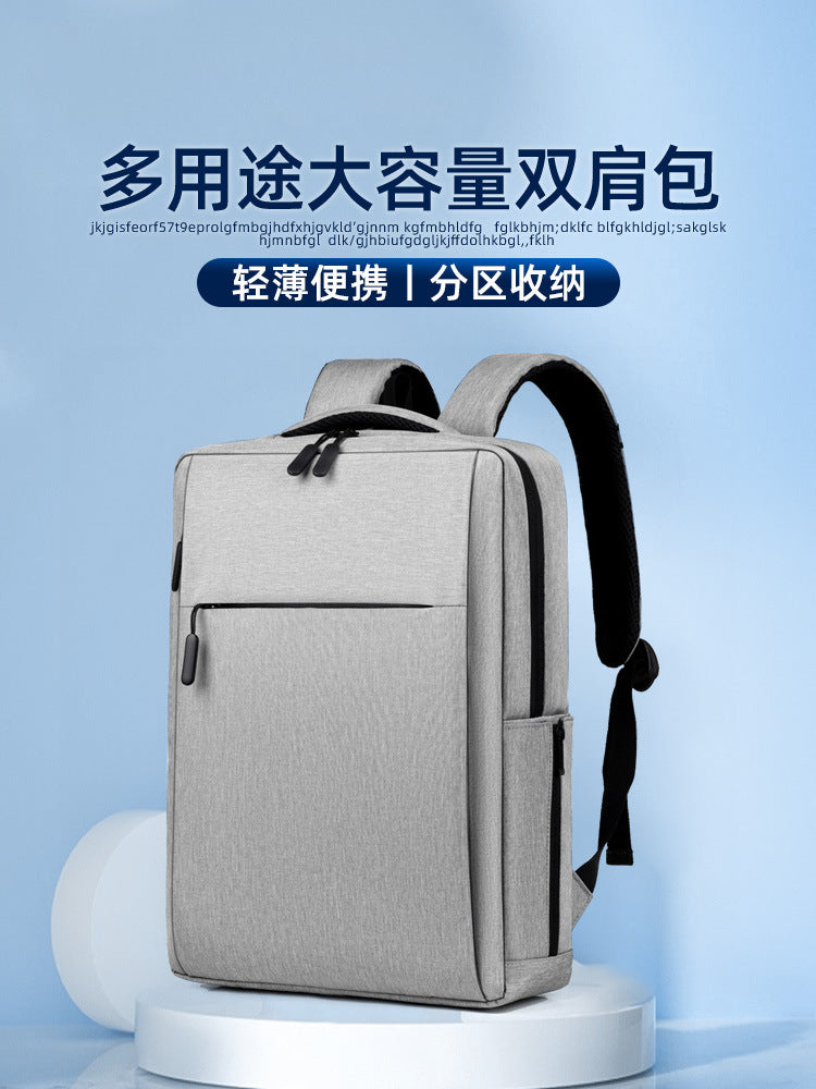 17.3-inch Men's Anti-theft Business Backpack with USB