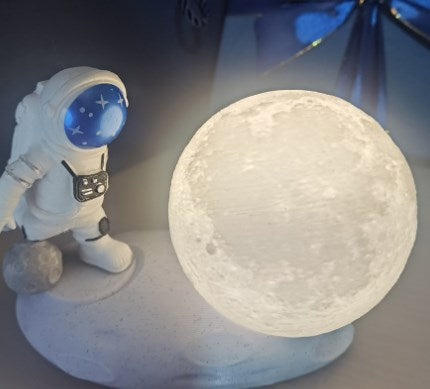Small Astronaut & Moon Touch Sensor Night Light