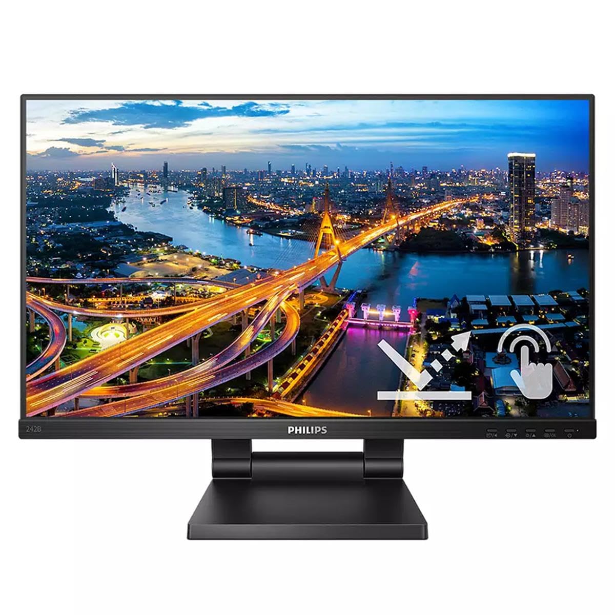 Philips 242B1TC 23.8" LED Touchscreen Monitor - 16:9-4 ms GTG