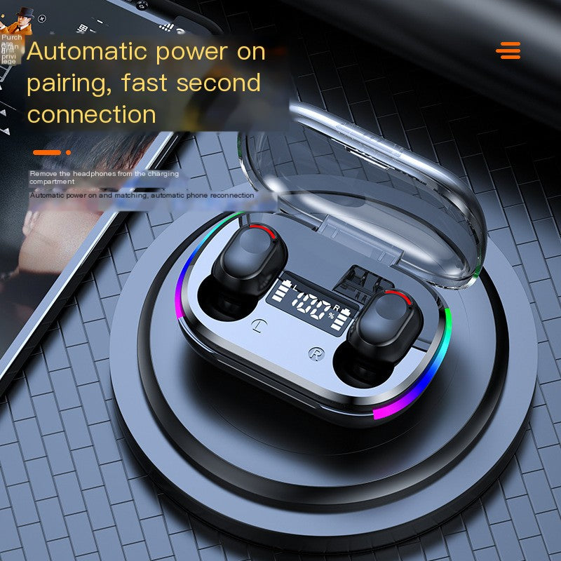 K10 Bluetooth Earphones with RGB Dynamic Lighting