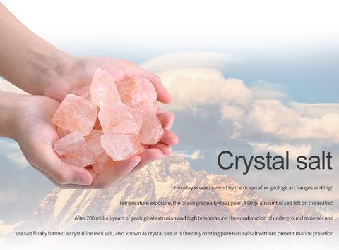Creative Himalayan Salt Lamp with USB Night Light