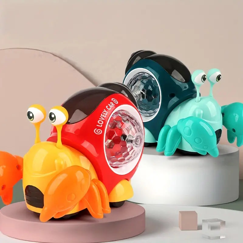 Crawling Snail Baby Toy with Lights and Music