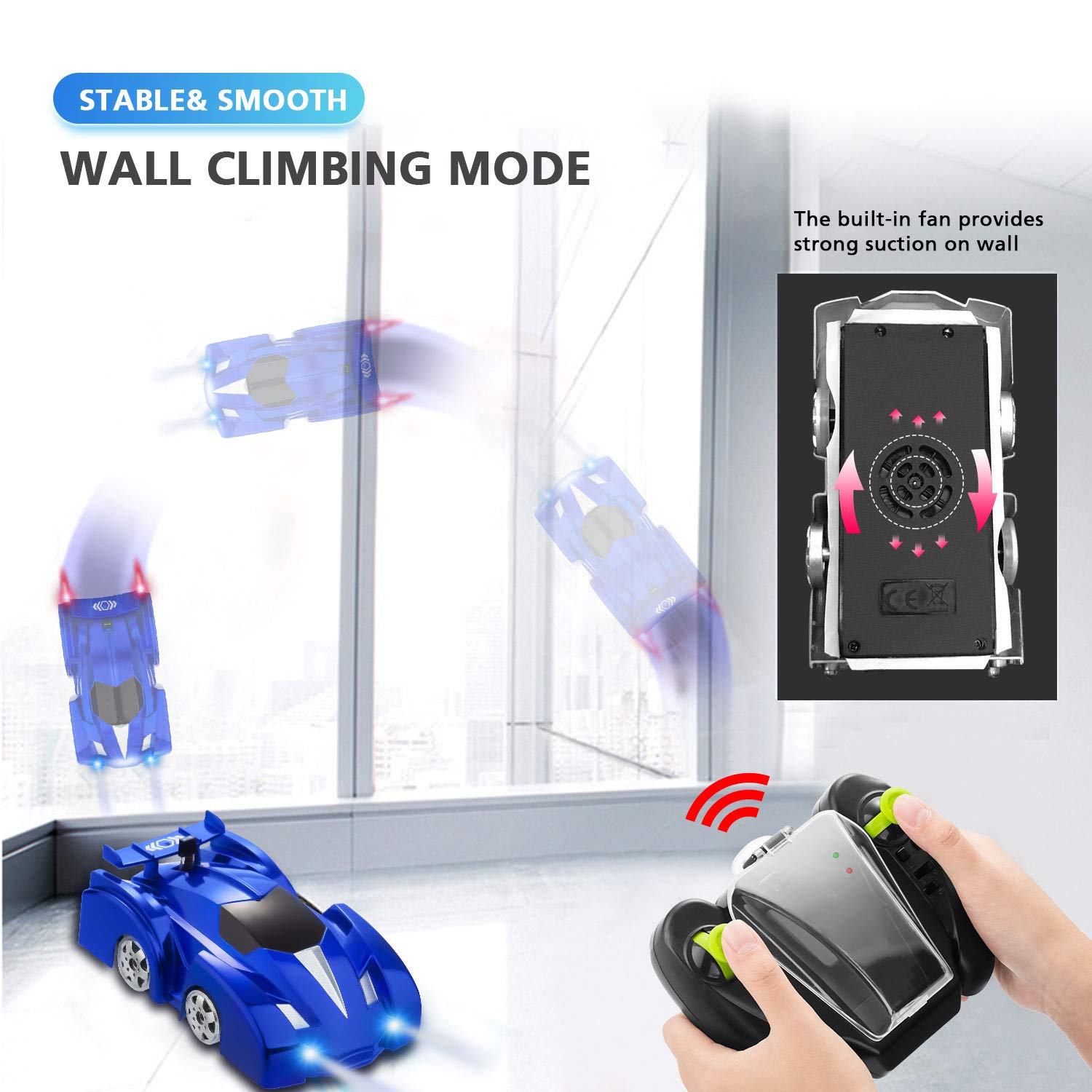9930B Mini Climbing Car with LED Lights Dual Mode