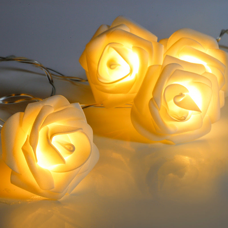 LED Simulation Rose String Lights for Valentine's Day