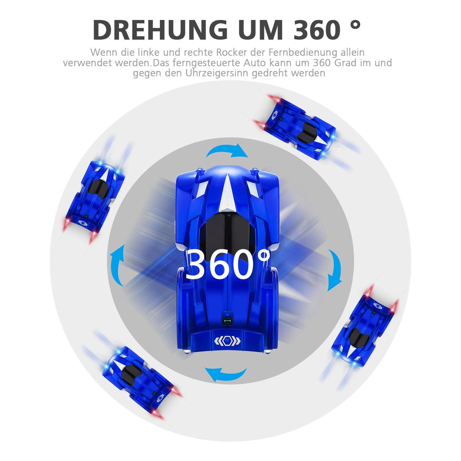 9930B Mini Climbing Car with LED Lights Dual Mode