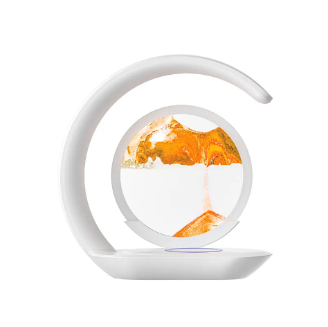 Sand Art Wireless Charger Lamp