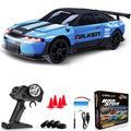 Everbigmai RC Drift Car 1:24 Remote Control Car 4WD 15KM/H High Speed Racing Sport Car with LED Lights RC Cars Toy Cars for Kids Boys Girls Adults Gifts Birthday Christmas Rechargeable Batteries