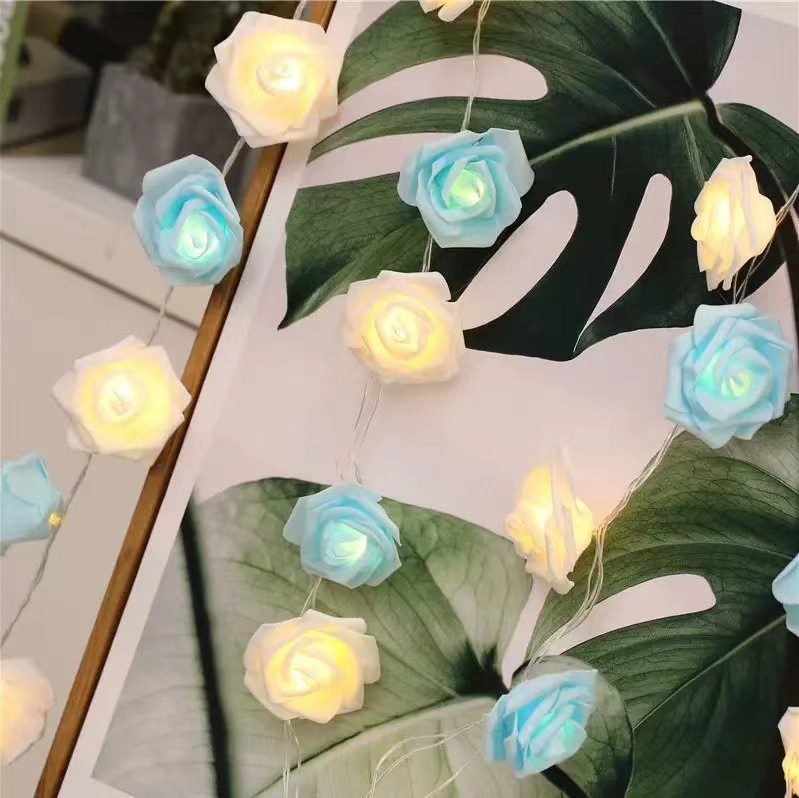 LED Simulation Rose String Lights for Valentine's Day