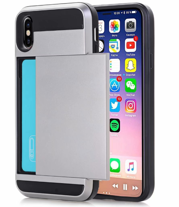 Sliding Card Phone Case - Protective Cover for Phones