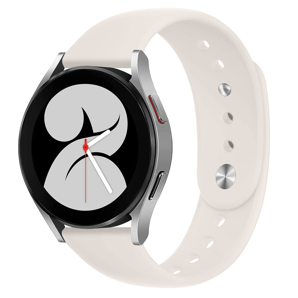 Soft Breathable Silicone Strap Compatible with Samsung Galaxy Watch 3 45mm 22mm Sport Silicone Wristband for Samsung Gear S3 Classic/Frontier - Starlight