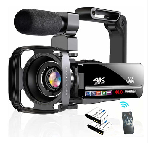 4K HD Digital Camera with 48MP and Touch Screen