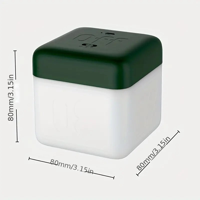 USB Rechargeable LED Cube Night Light for Home