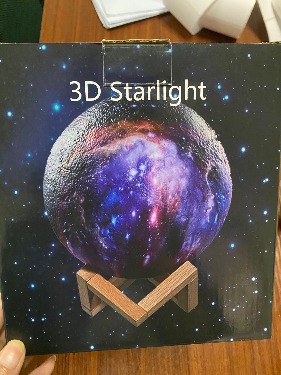 Custom Dual Color Moon Lamp with Touch Control