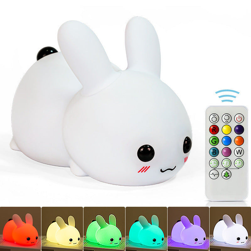 New USB Rechargeable Color-Changing Rabbit Night Light