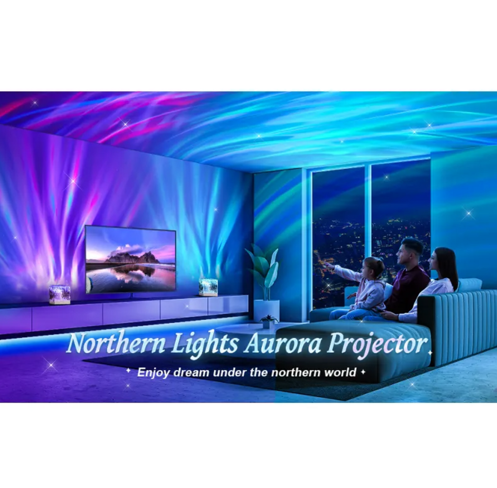 Northern Lights Ripple Projection Lamp