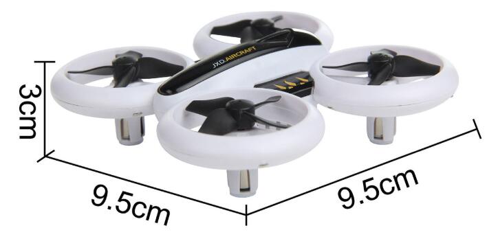 Quadcopter with Colorful LED Lights and Disc Design