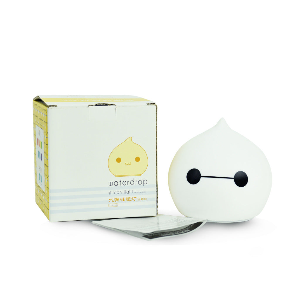 Rechargeable Colorful Silicone Drop Night Light