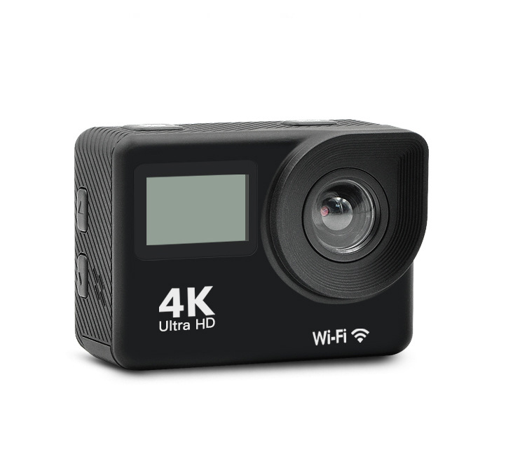 4K Dual-Screen Action Camera with WiFi Functionality