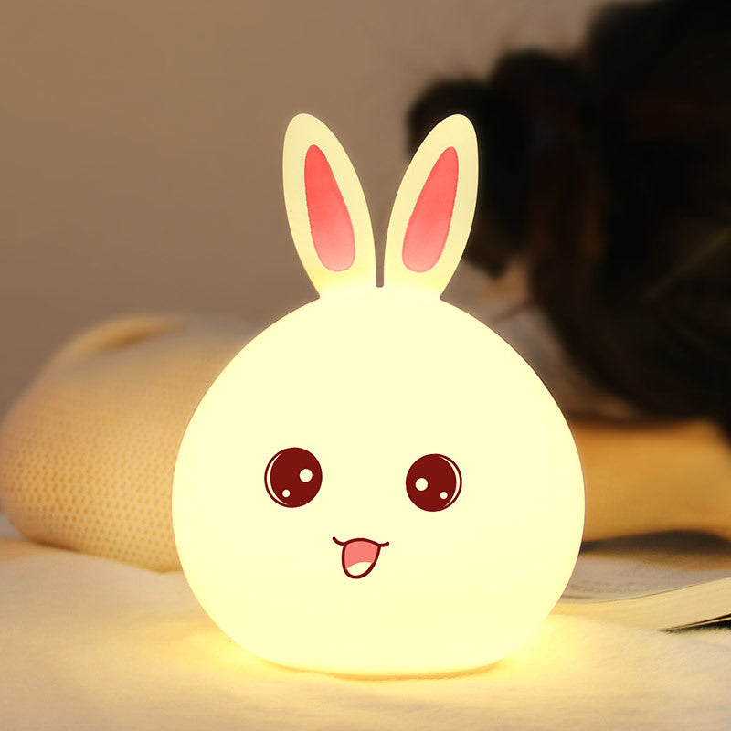 Silicone Rabbit USB Rechargeable Ambient Night Light